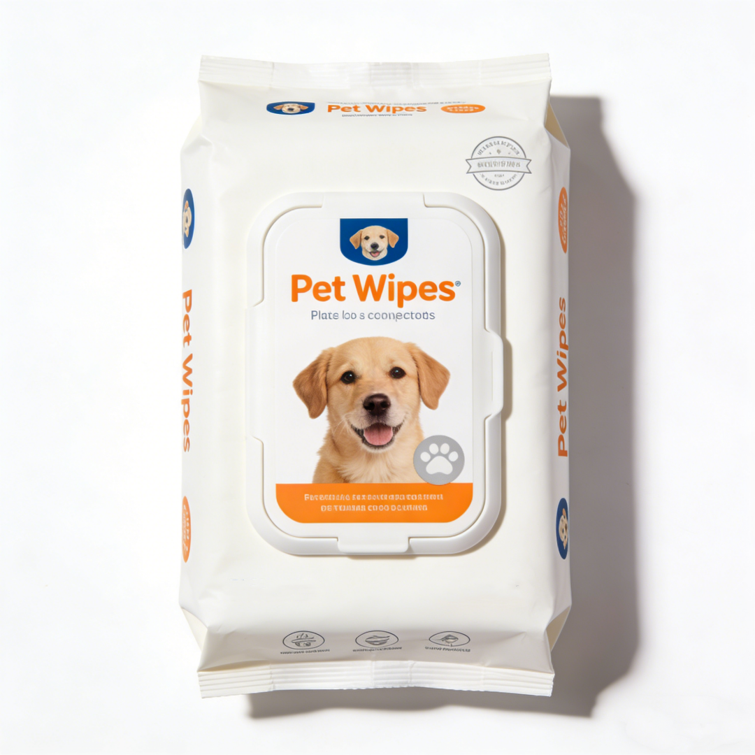 Fragrance Free Daily Cleaning Dog Wipes Deodorizing Pet Wet Wipes for Dogs & Cats