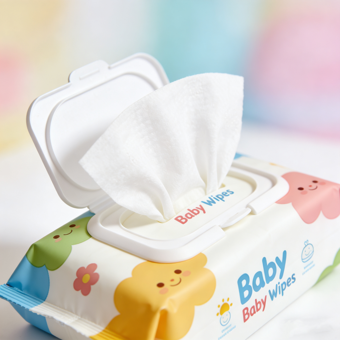Unscented and Hypoallergenic Soft Water Wipes 100% Plant Based Baby Wipes