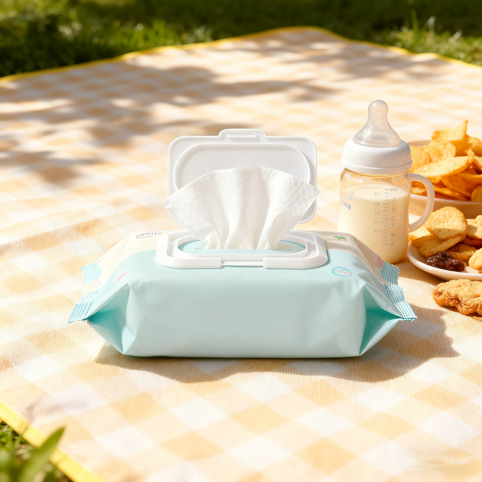 Factory Custom Biodegradable Baby Wet Wipes Natural Cleaning Pure Water Bamboo Wipes