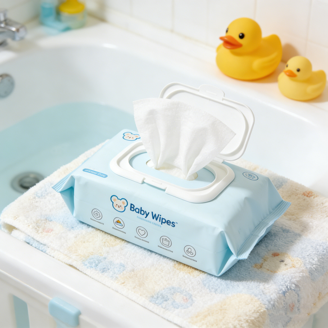 Eco-Friendly Ultra Hydrating 99% Purified Water Wipes Gentle Fragrance Free Baby Wipes
