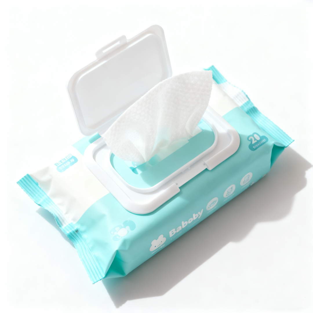 100% Biodegradable Baby Wet Wipes High Quality Ultra Soft Natural Organic Bamboo Wipes for Cleaning