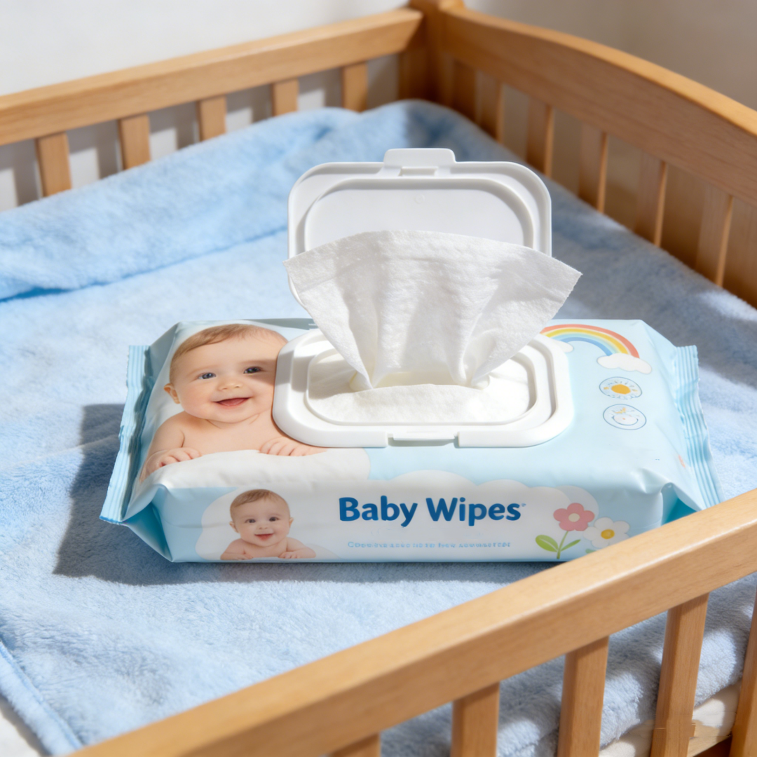 Hypoallergenic Daily Hygiene Wipes 100% Biodegradable Extra Thick Baby Wet Wipes