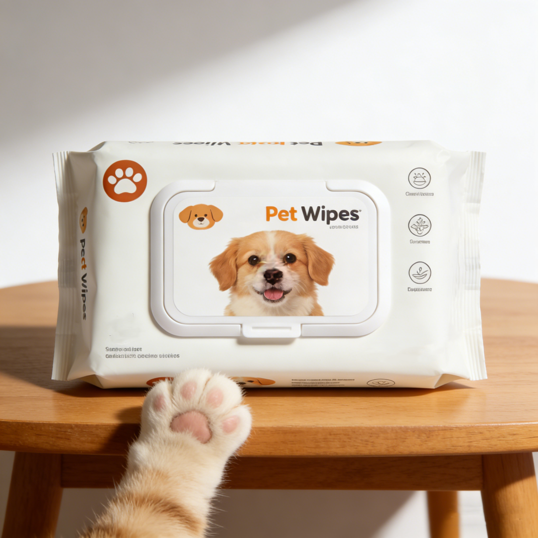 Premium Fragrance Free Dog Wipes Hypoallergenic Deodorizing Pet Grooming Wipes