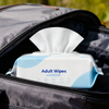 Extra Large Shower Wipes Biodegradable Rinse Free Body Wet Wipes for Adults