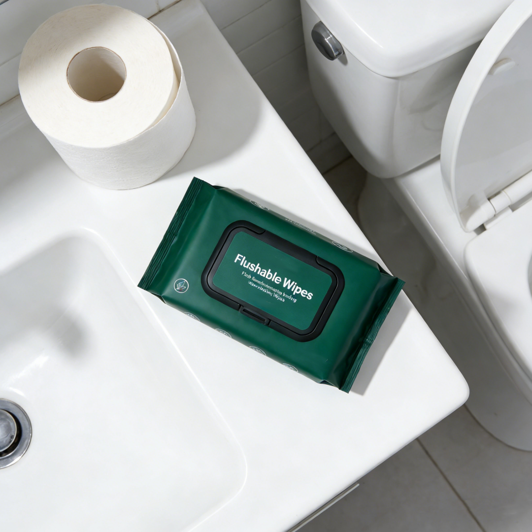 Customized PH Balanced Flushable Wipes Plant Based Wet Butt Wet Wipes for Adults