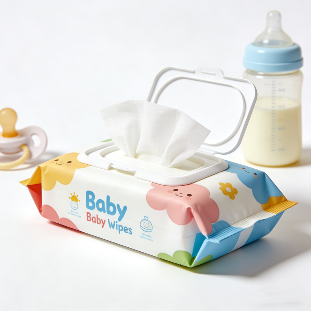 Unscented and Hypoallergenic Soft Water Wipes 100% Plant Based Baby Wipes
