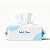 Extra Large Shower Wipes Biodegradable Rinse Free Body Wet Wipes for Adults