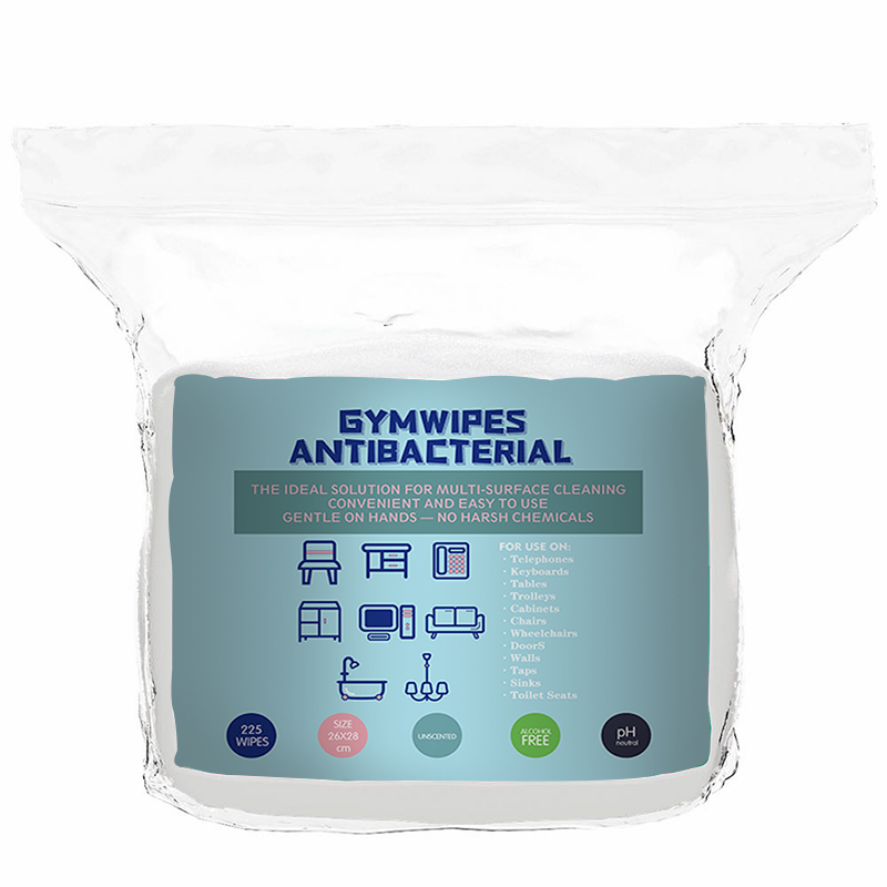 Gym Antibacterial Wipes – Alcohol-Free, Hypoallergenic, Large Bucket Sanitizing Wipes