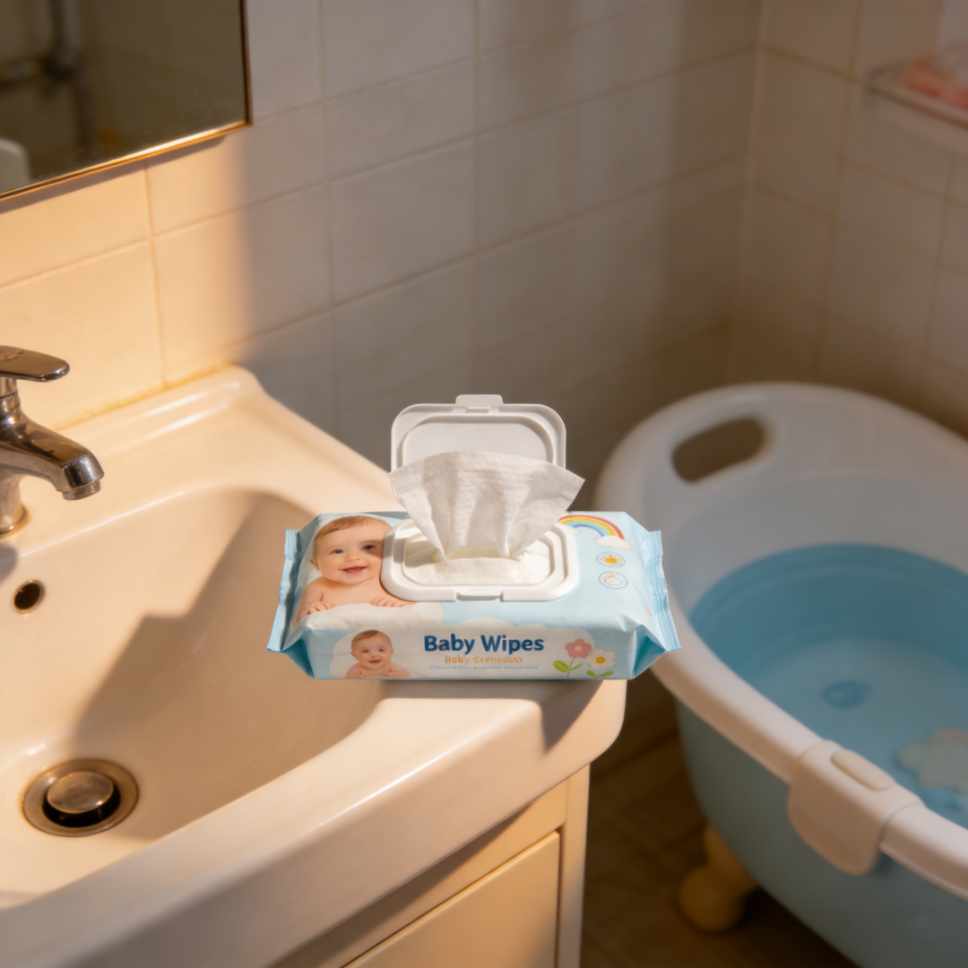 Hypoallergenic Daily Hygiene Wipes 100% Biodegradable Extra Thick Baby Wet Wipes
