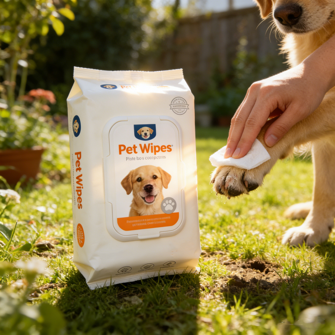 Fragrance Free Daily Cleaning Dog Wipes Deodorizing Pet Wet Wipes for Dogs & Cats