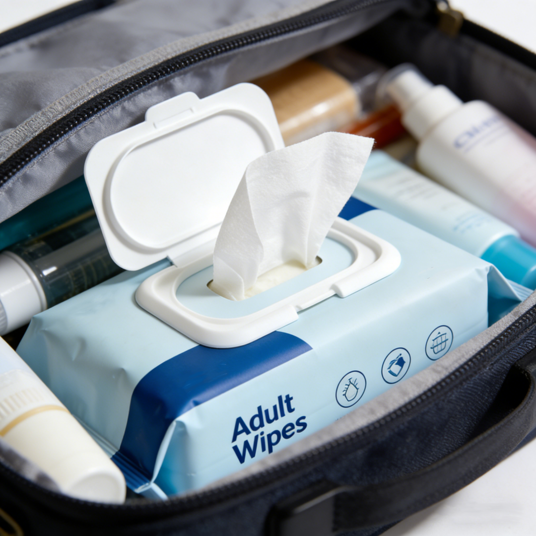 Extra Large Adult Wipes Skin Friendly Biodegradable Ultra Soft Body Cleaning Wipes