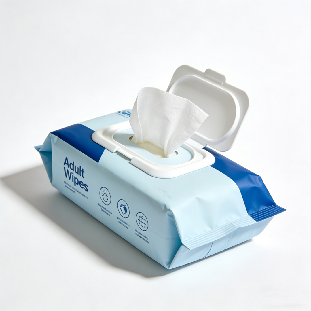 Extra Large Adult Wipes Skin Friendly Biodegradable Ultra Soft Body Cleaning Wipes