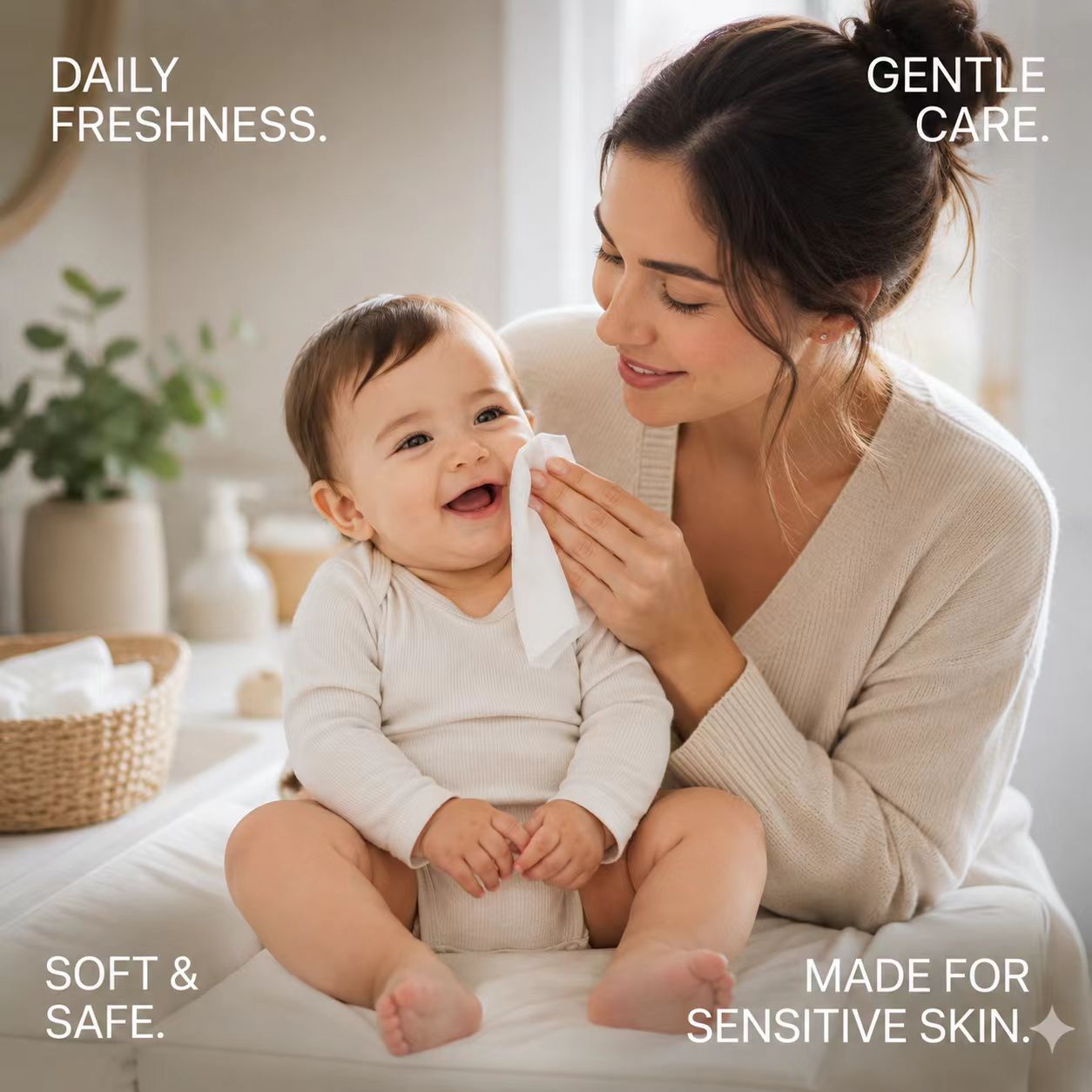 Everyday Essentials Baby Wipes for Convenient Baby Care