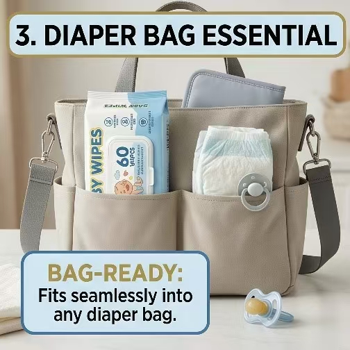 Extra Soft Baby Wipes for Daily Cleaning And Freshness