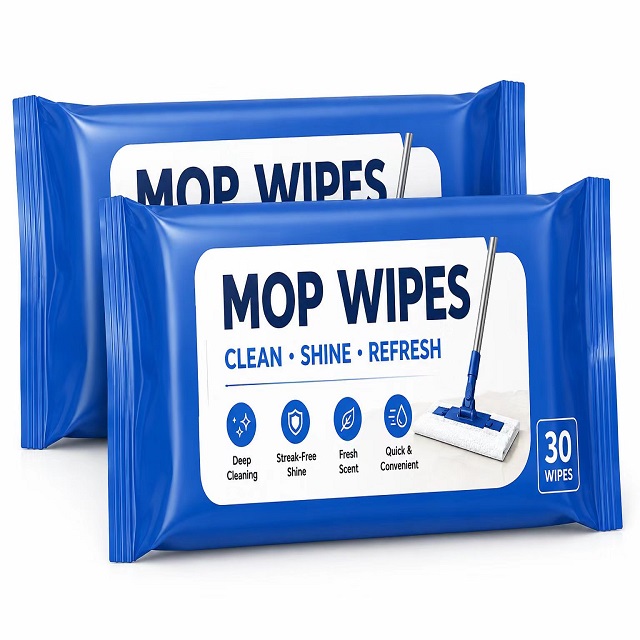 Disposable Scented Non-Woven Wet Mop ClothCleaning Pads for Hardwood Vinyl Tile Floors