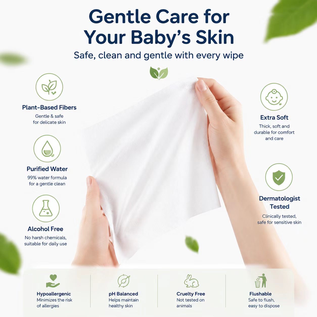 Bamboo Body Cleansing Wipes