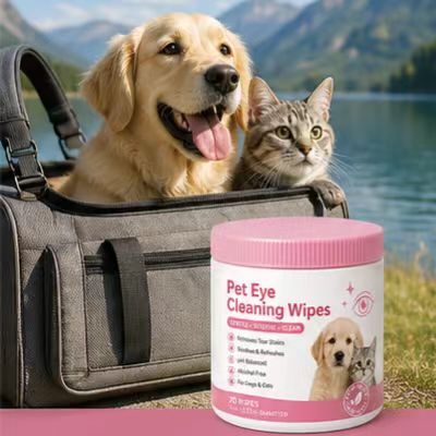 Soothing Pet Eye Cleaning Wipes for Dogs And Cats