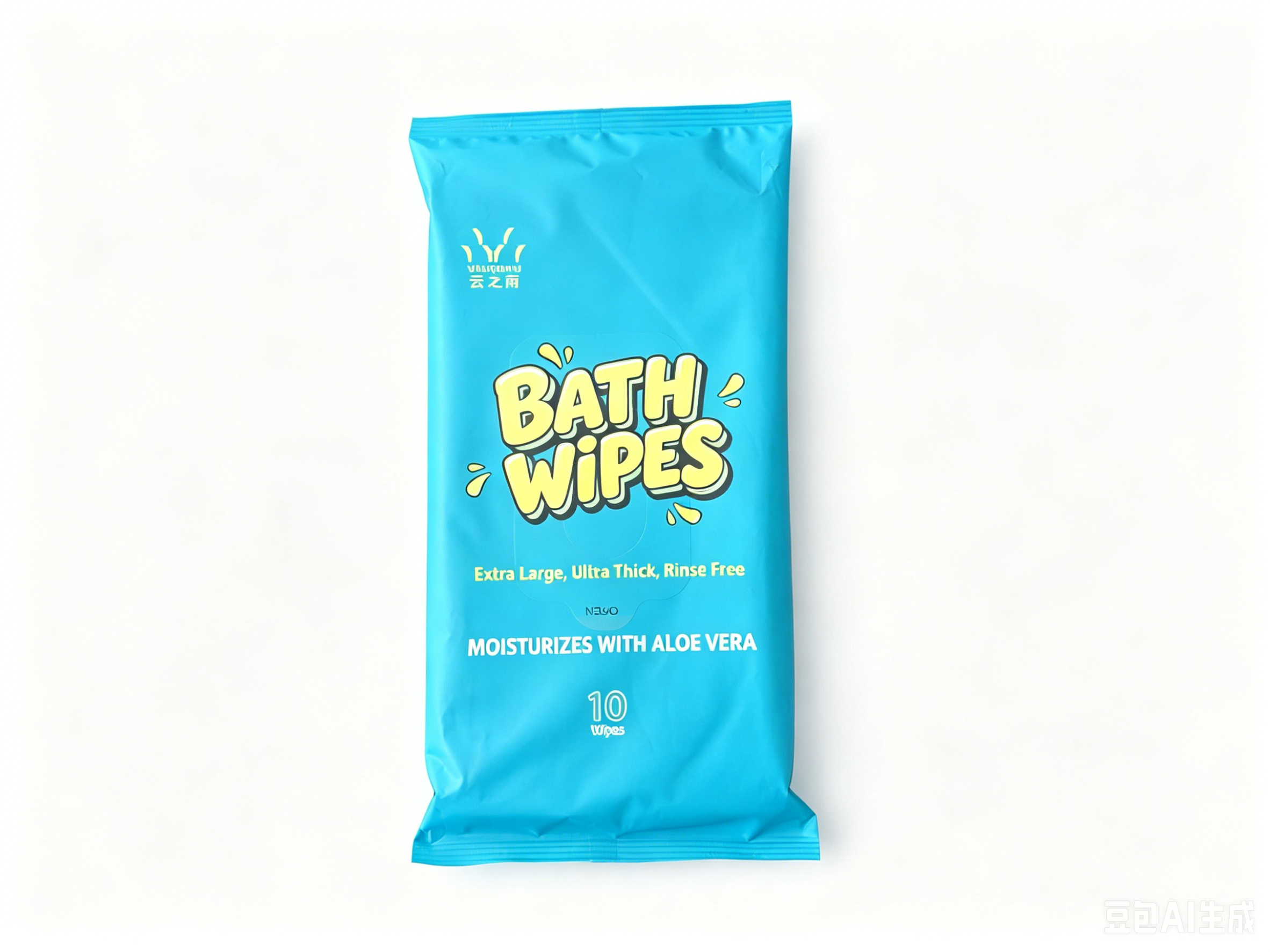 No Rinse Bath Wipes, Extra Large Body Cleansing Wipes for Adults, Alcohol‑Free, Hypoallergenic for Shower‑Free Bath