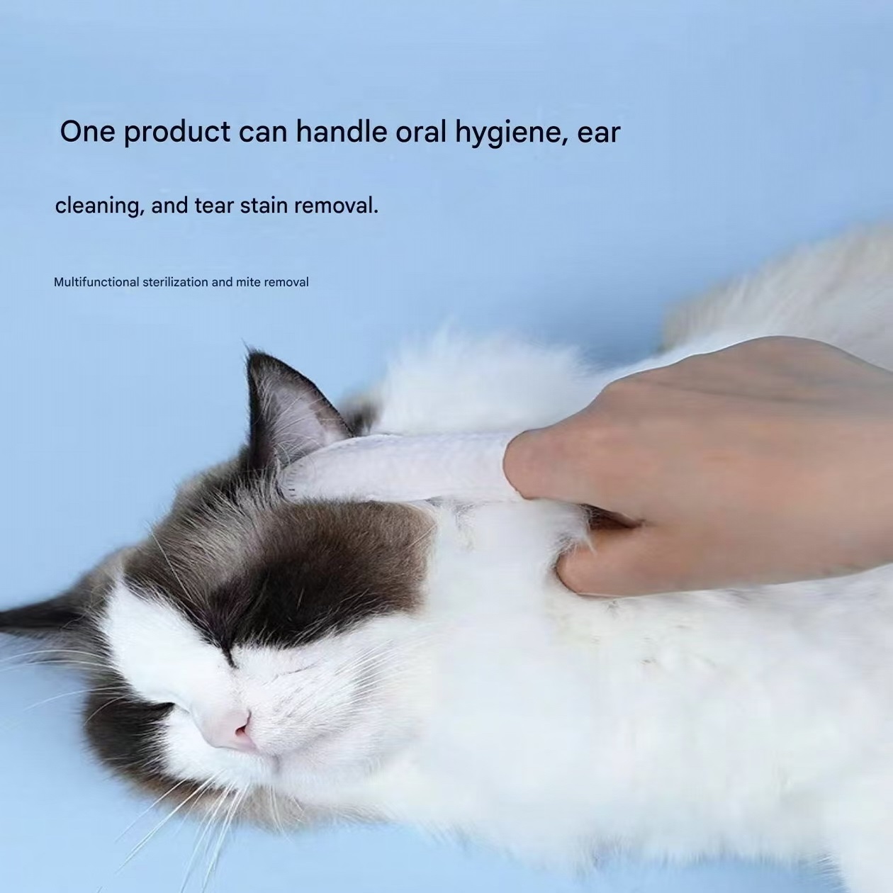 Dental Cleaning Pet Finger Wipes for Dogs Cats