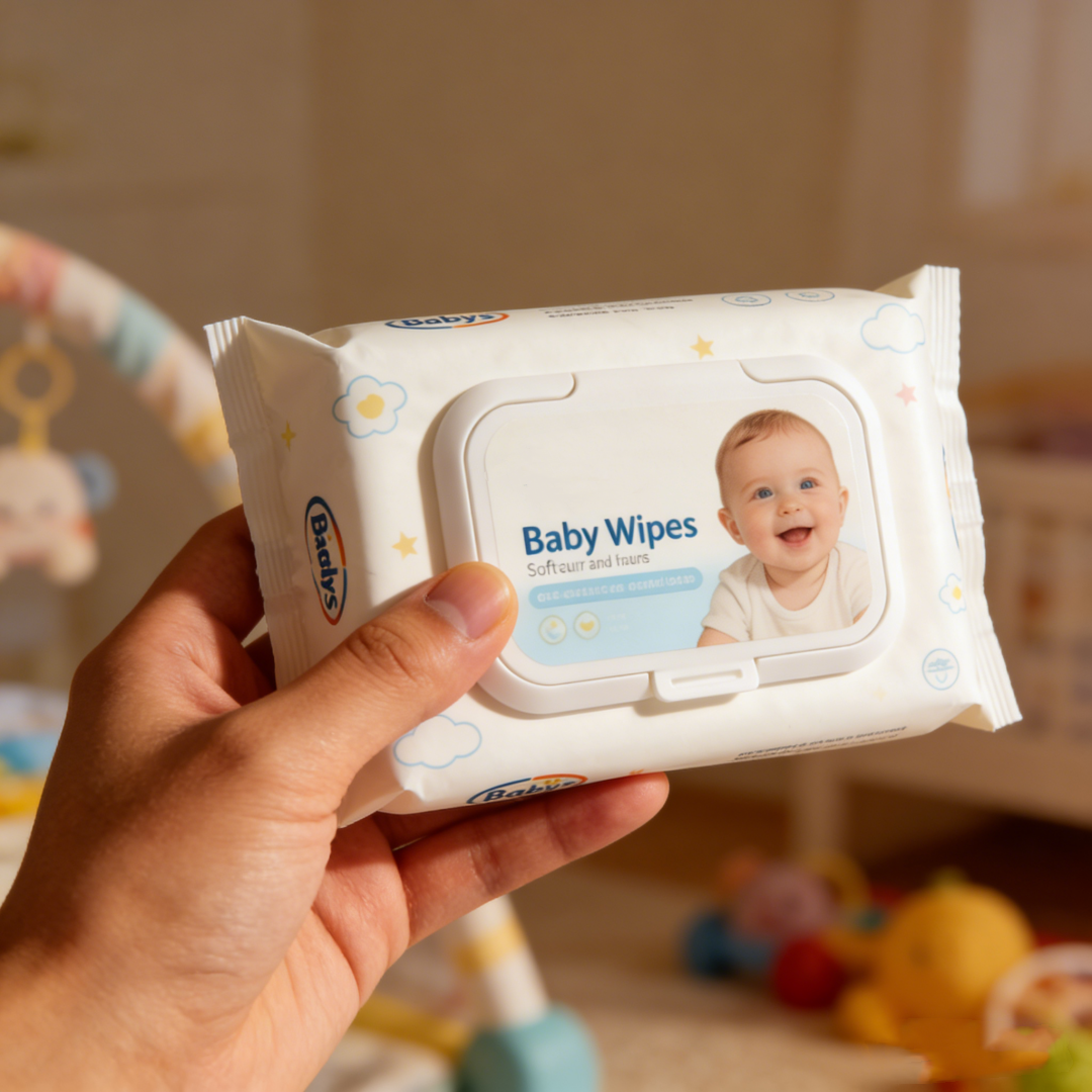 Gentle Baby Wipes with Aloe Vera for Sensitive Skin