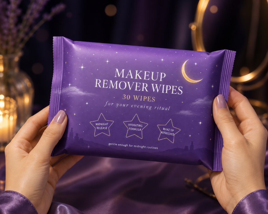 Gentle Makeup Remover Wipes for Face