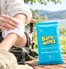 Extra Large Body Cleansing Wipes for Adults, Alcohol‑Free, Hypoallergenic for Shower‑Free Bath