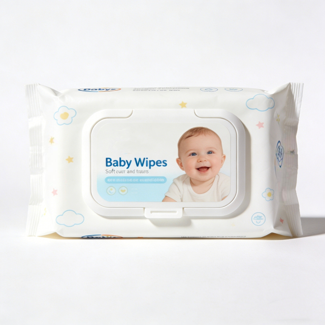 Gentle Baby Wipes with Aloe Vera for Sensitive Skin