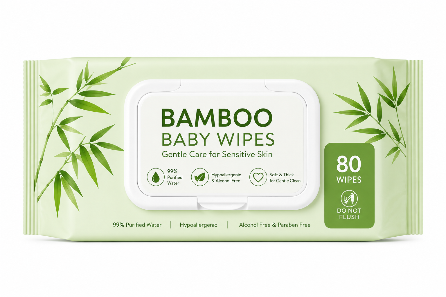 Eco-Friendly Bamboo Wipes