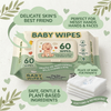 Thick Baby Wipes with High Absorbency for Easy Cleanup