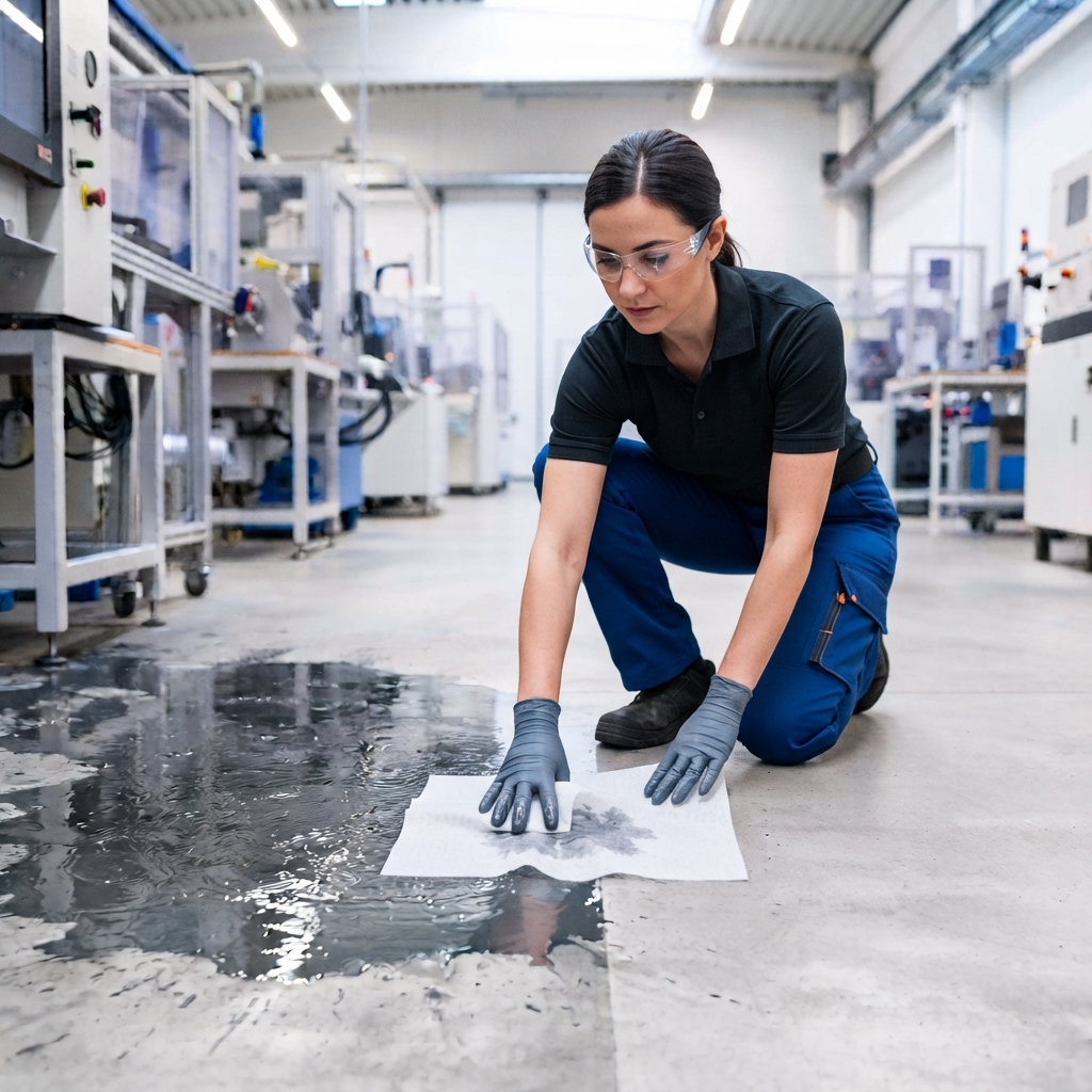 Super Absorbent Industrial Wipes for Spill Cleanup