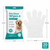 Single Use Pet Glove Wipes for Quick Touch Ups