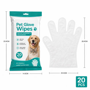 Single Use Pet Glove Wipes for Quick Touch Ups