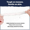 Textured Industrial Wipes for Tough Residue Removal