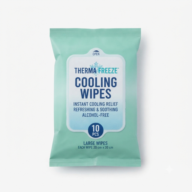  Post-Workout Chill Cooling Refreshing Body Wipes