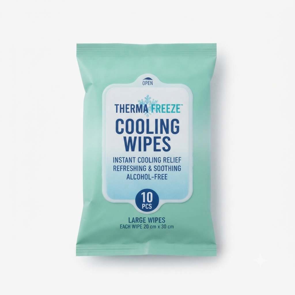  Post-Workout Chill Cooling Refreshing Body Wipes