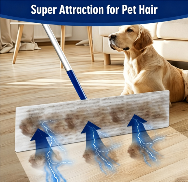 144 COUNT Floor Cleaning Dust and Hair Disposable Mop Pads Refills