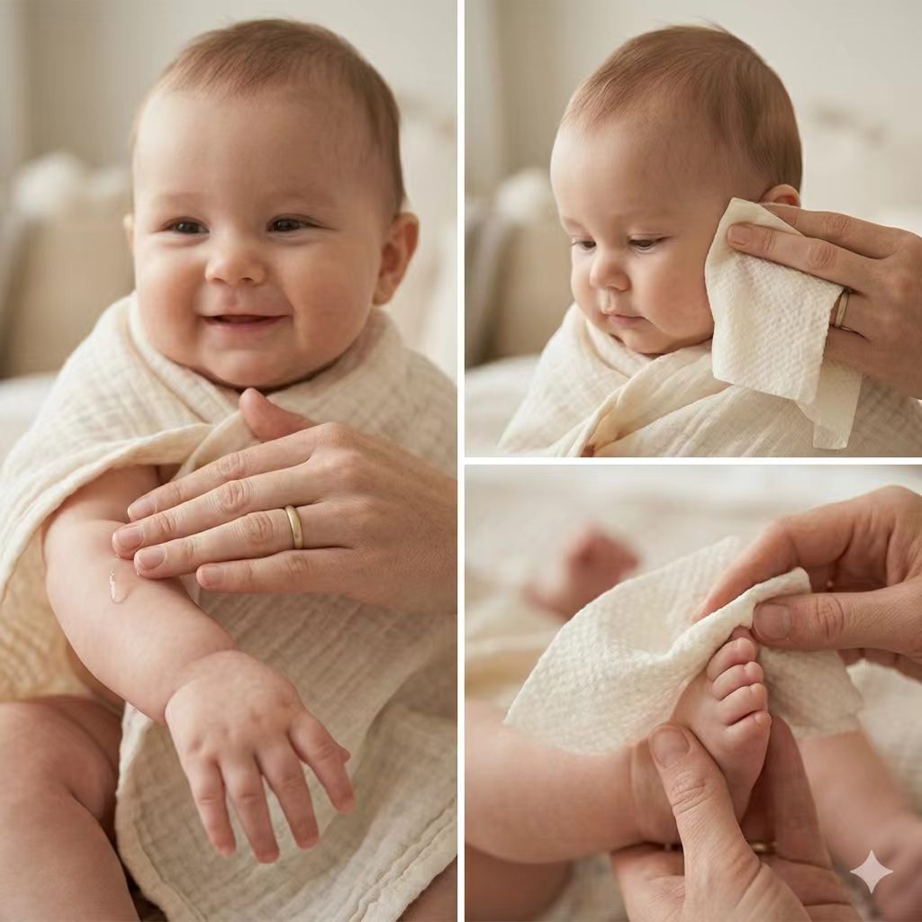 Thick Baby Wipes with High Absorbency for Easy Cleanup