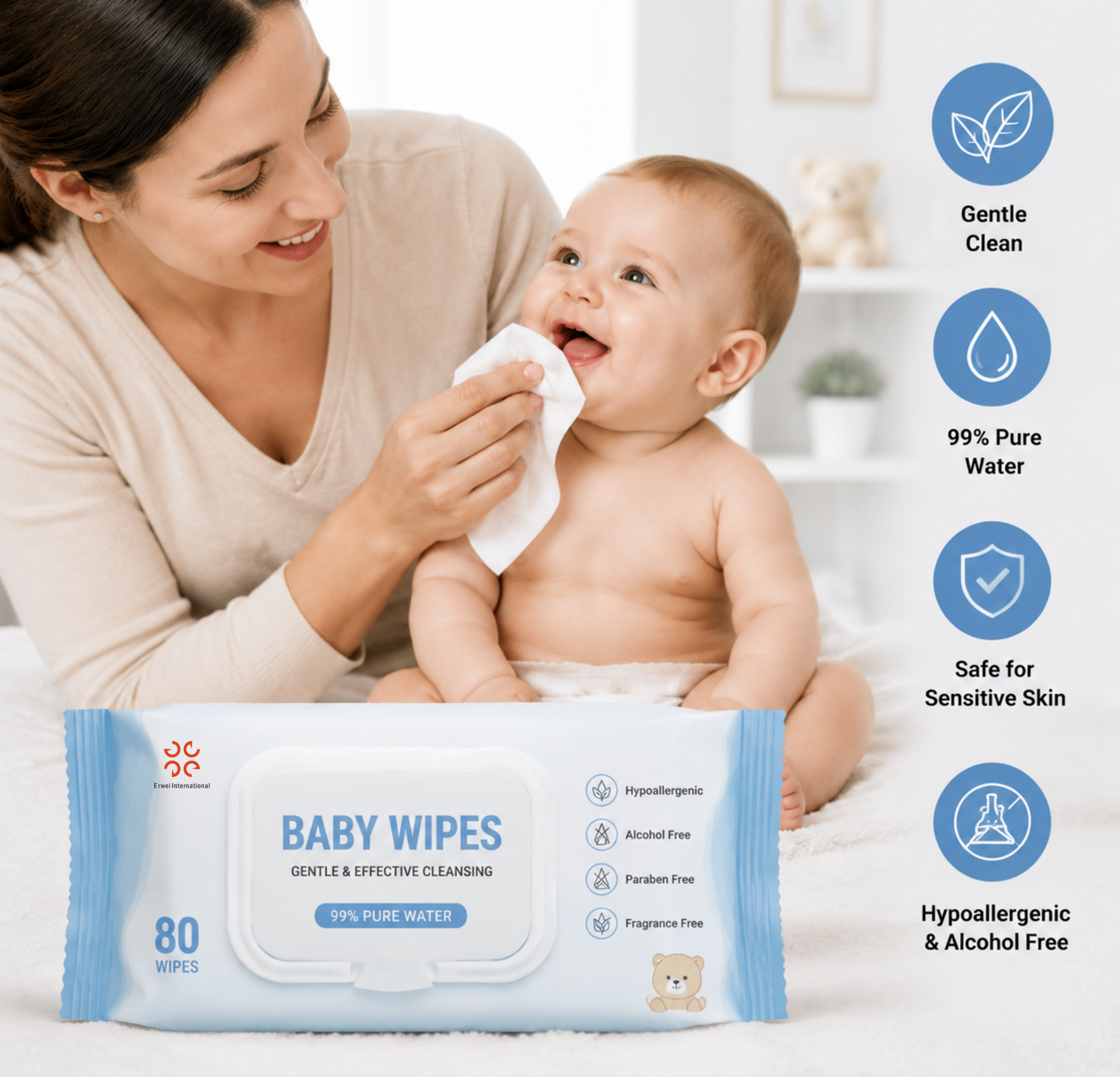 Fragrance-Free Baby Wipes