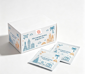Individual Package Disposable Antibacterial Wipes for Home and Travel
