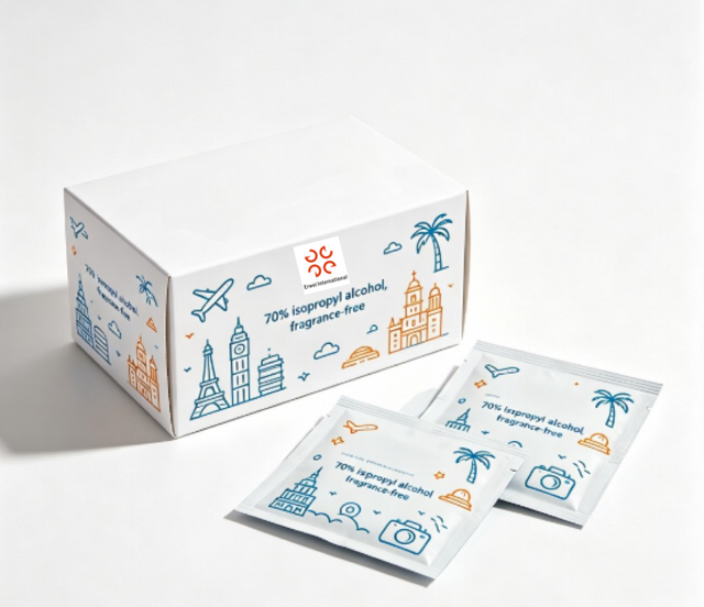 Individual Package Disposable Antibacterial Wipes for Home and Travel