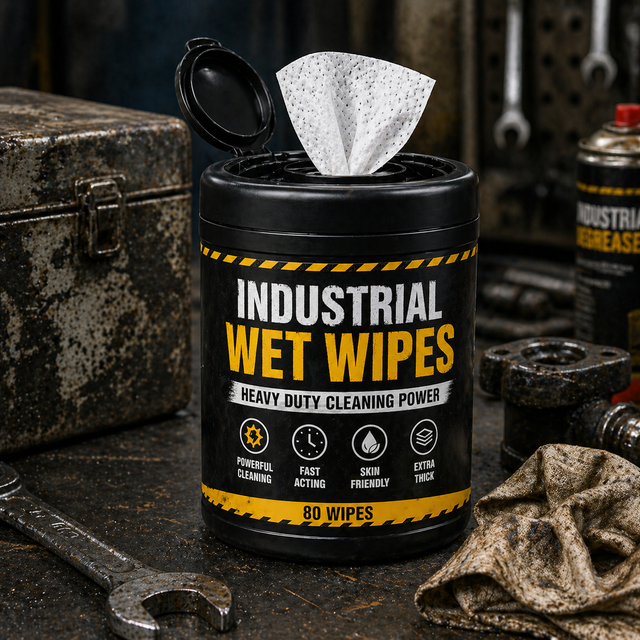 Shop Grade Industrial Wipes for General Cleaning