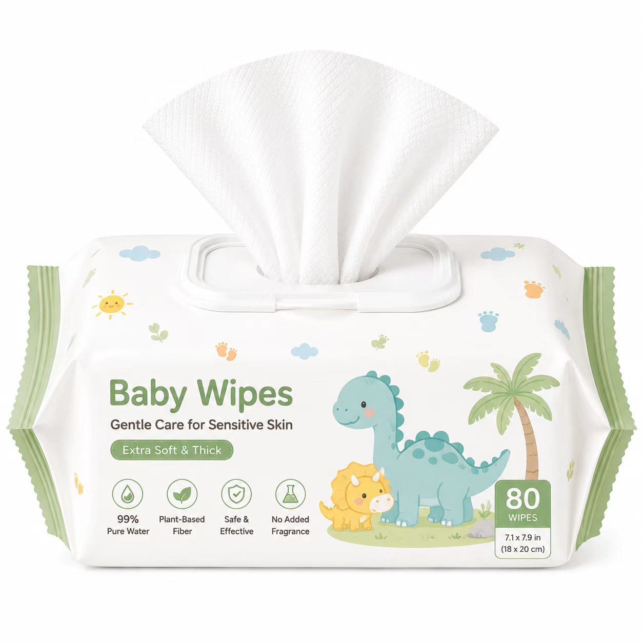 Gentle Newborn Baby Wipes