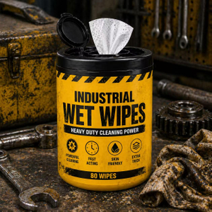 Flexible Industrial Wipes for Tools and Parts