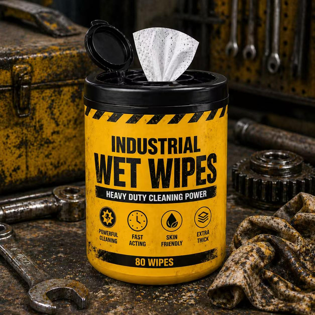 Flexible Industrial Wipes for Tools and Parts