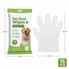 Disposable Pet Glove Wipes for Paws And Fur