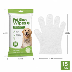 Disposable Pet Glove Wipes for Paws And Fur
