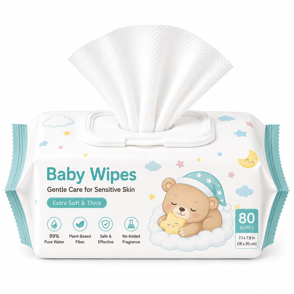 Fragrance Free Bamboo Wipes