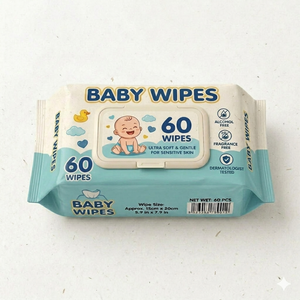 Large Baby Wipes with Cotton for Comfortable Baby Care