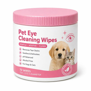 Soothing Pet Eye Cleaning Wipes for Dogs And Cats