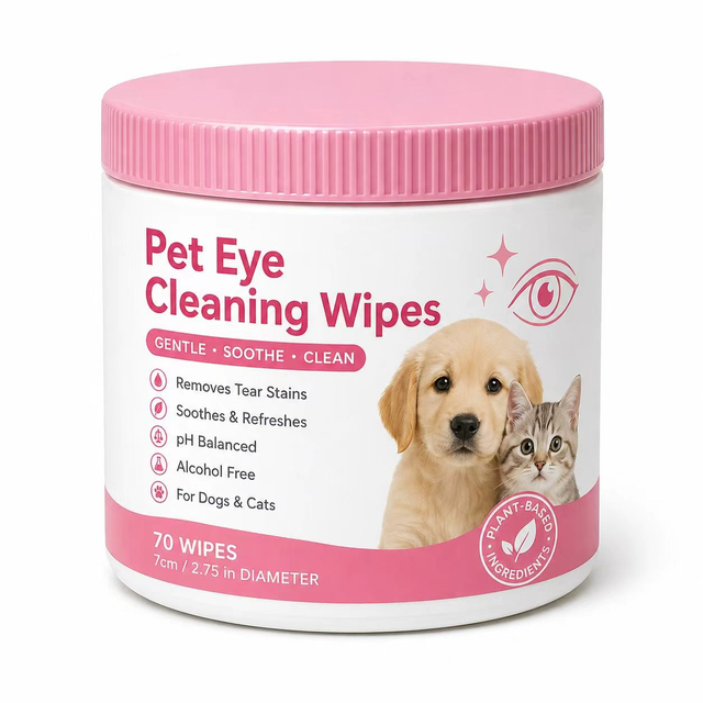 Soothing Pet Eye Cleaning Wipes for Dogs And Cats